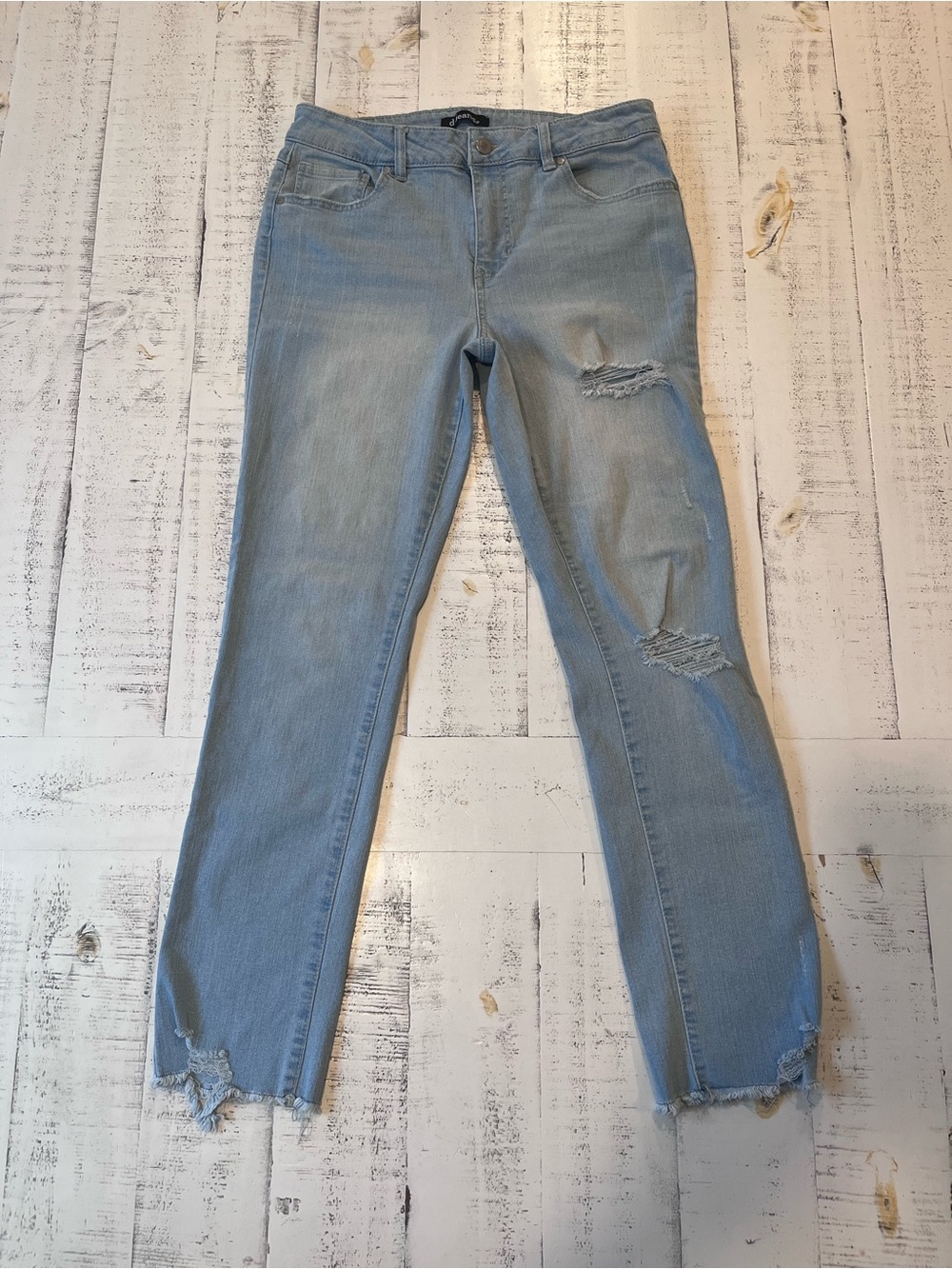 Light Blue Distressed Women’s Jeans